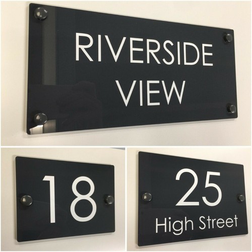 Modern house sign plaques door - modern,