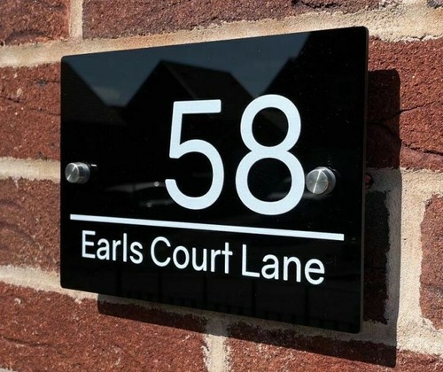 House number plaques - house, door