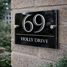 House Number Plaques House
