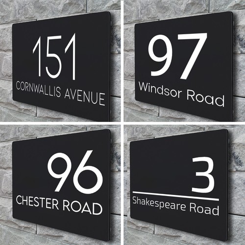 House number plaques - house,