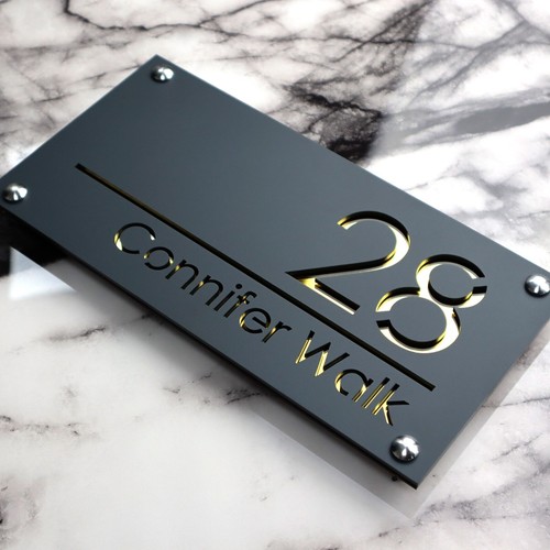 House sign personalised door - personalised,