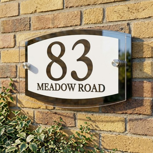House number plaques - house,