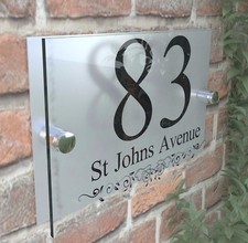 House Door Gate Number Plaque