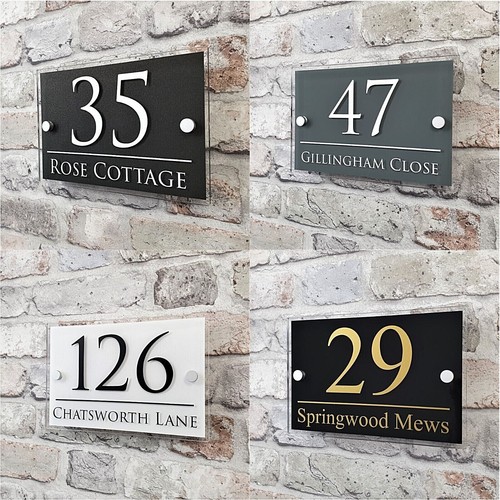 Contemporary house sign - house,