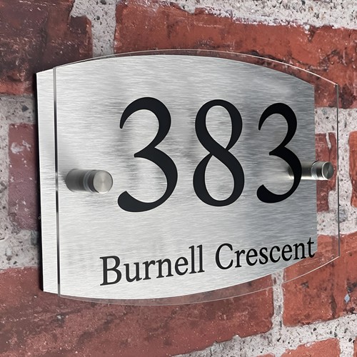 House number plaques signs - house,