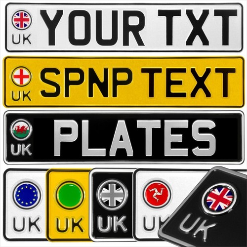 Pressed number plates - pressed,