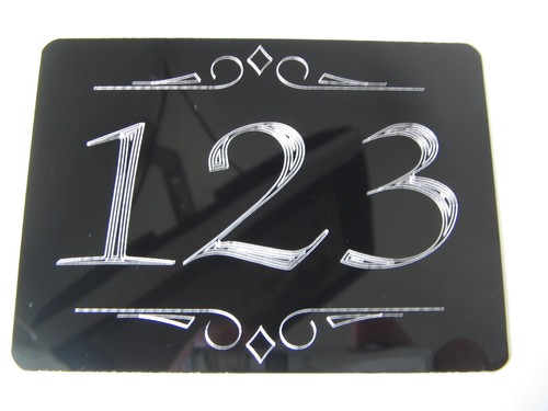 House door number plaque - house,