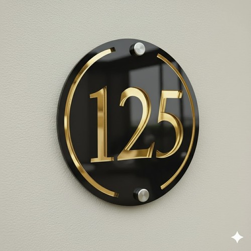 House number plaques - number,