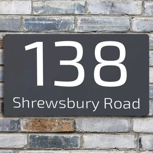 House number plaques - house,