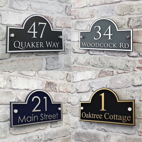 House address plaques door - &,